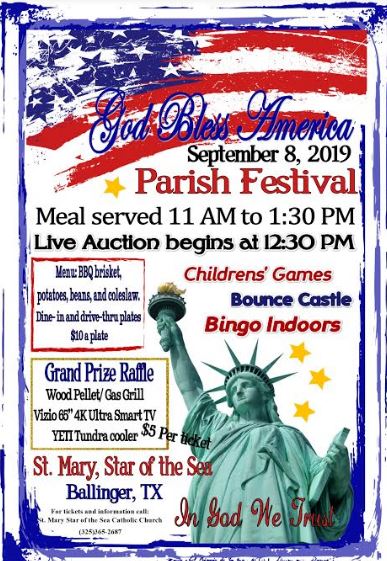 2019 St Marys Parish Festival